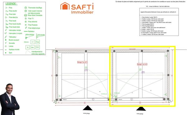 Superbe appartement de 4 pièces disposant d'une terrasse, d'un jardin, d'un double garage et de 2 places de stationnement privées !