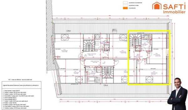 Superbe appartement de 4 pièces disposant d'une terrasse, d'un jardin, d'un double garage et de 2 places de stationnement privées !
