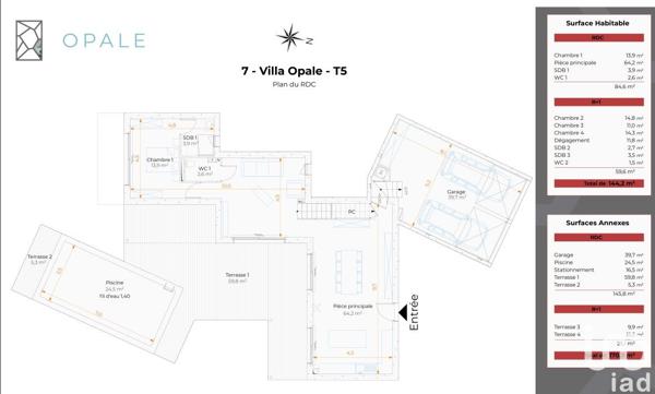 Maison à vendre 5 pièces 144 m² Le Lavandou