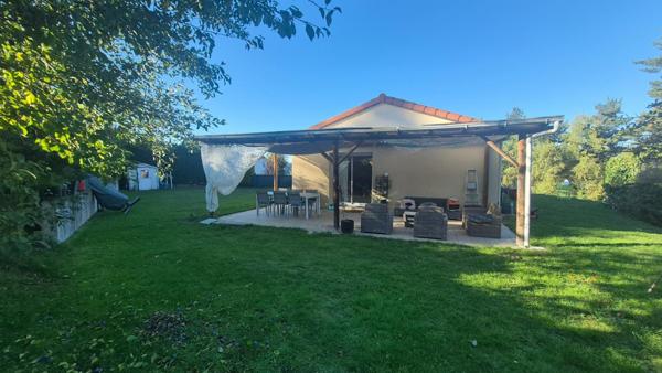 Plain-pied 116 m² – 4 ch – terrain 1400 m²– garage