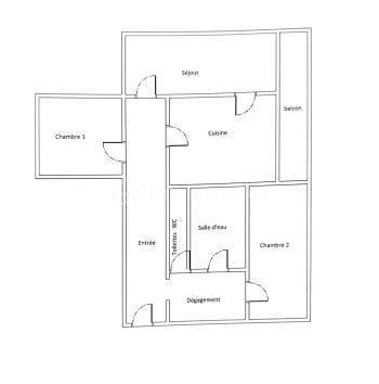 Appartement de 70 m²