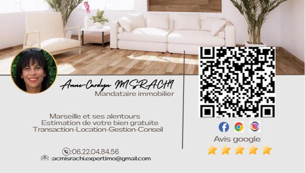 Marseille (13004) Marseille 4ième au calme, joli T4 lumineux avec balcon et parking!