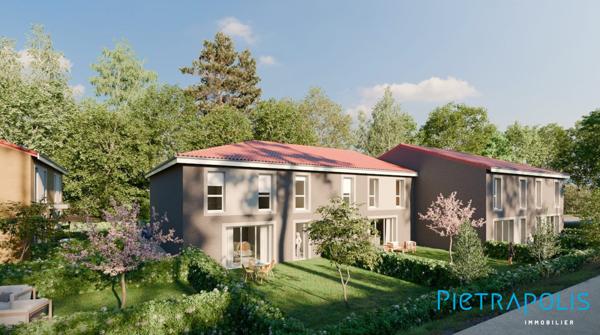 Vente T3 DUPLEX neuf avec jardin et 2 places de parking