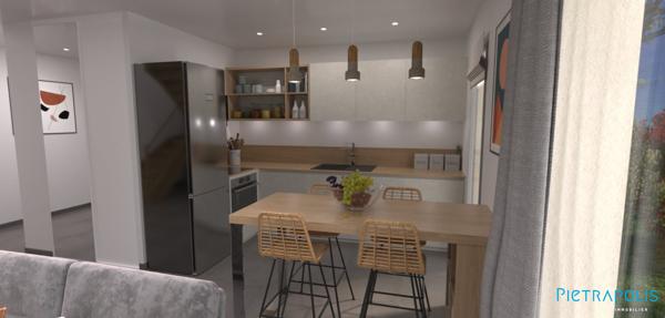 Vente T3 DUPLEX neuf avec jardin et 2 places de parking