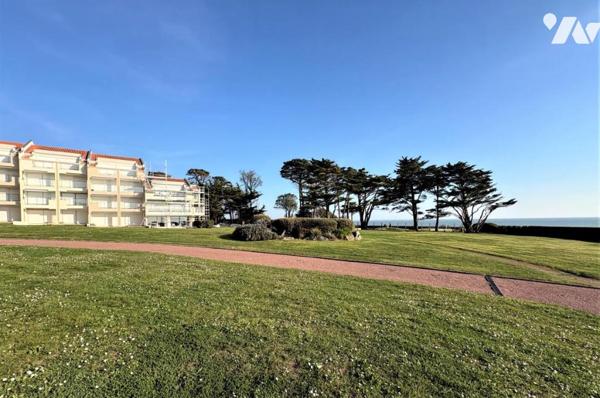 Pornic Joselière, plage de la Birochère, studio face mer, cave, garage, terrasse