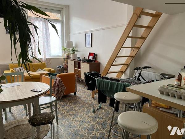 A VENDRE IMMEUBLE D HABITATION ET DE COMMERCE SUR ROUBAIX