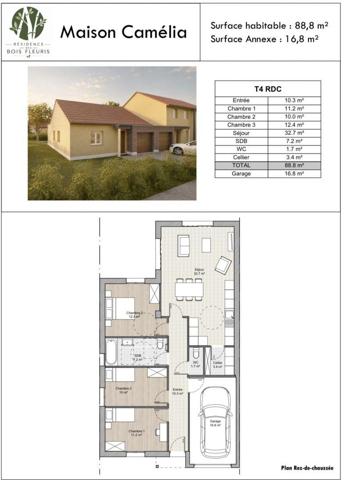 Maison (neuf) à vendre 8 pièces 89 m² Beuvrages