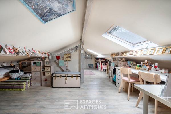 Maison familiale avec piscine intérieure