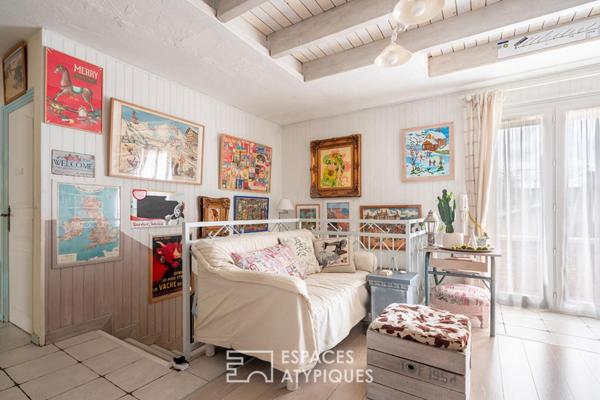 Maison familiale avec piscine intérieure