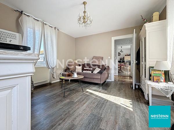 A 10 min de Feurs, ROZIER-EN-DONZY, maison rénovée de 68,92 m2 habitables sur terrain 763 m2 avec grand garage