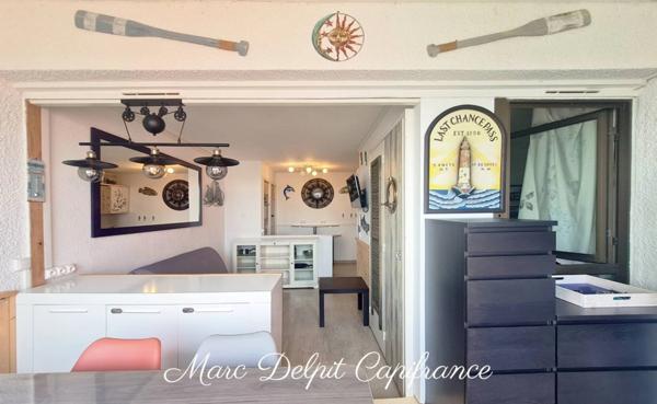 Appartement meublé à vendre 2 pièces LE BARCARES (66), quartier La Coudalère, entre Méditerranée et port de plaisance,