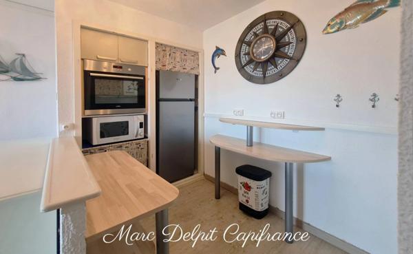 Appartement meublé à vendre 2 pièces LE BARCARES (66), quartier La Coudalère, entre Méditerranée et port de plaisance,