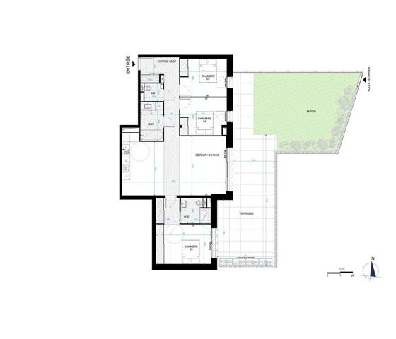 Vente Appartement de luxe Saint-Clément-de-Rivière 4 Pièces 100 m²