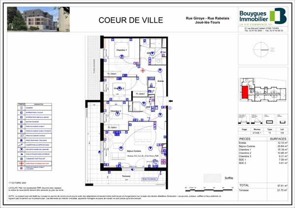 appartement 4 pièces à Joué-Lès-Tours