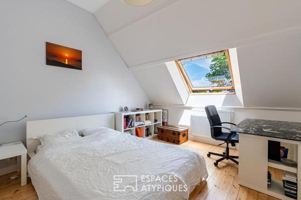 Maison familiale et sa piscine couverte face à l’Erdre à La Chapelle-sur-Erdre