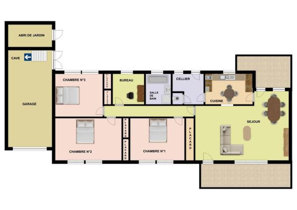 Maison 117 m² à Dangé-Saint-Romain 86220