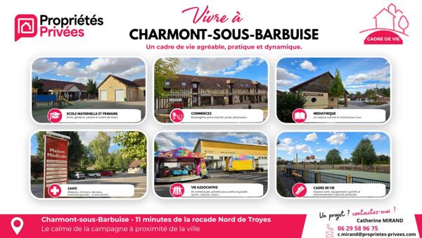 Terrain à bâtir de 804 m2 déjà viabilisé - Charmont-sous-Barbuise