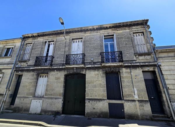 RUE MOUNEYRA FORT POTENTIEL DE VALORISATION – T4 avec balcon et cave