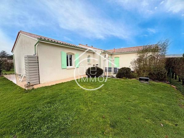 LA FORCE : Maison de plain-pied 4 pièces de 113m² avec jardin