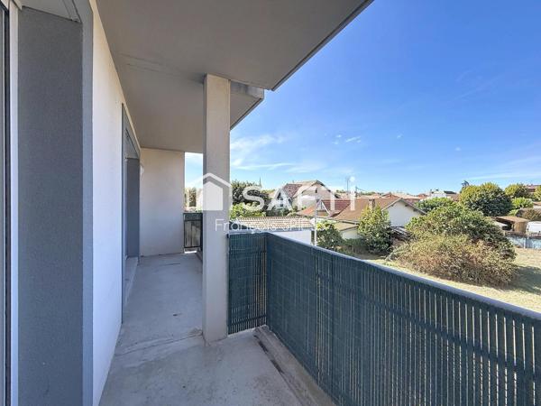 Bel appartement T3 avec balcon et place de parking