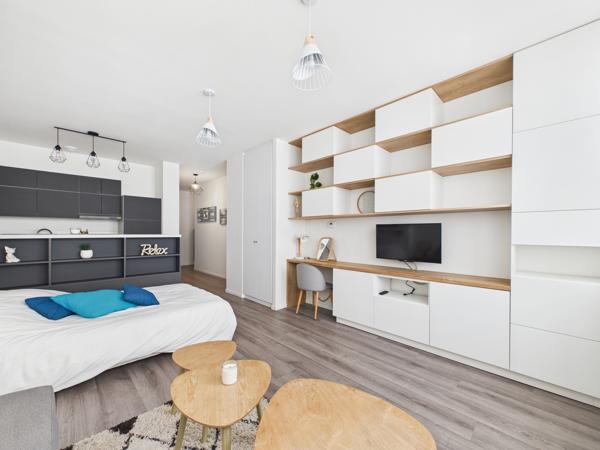 Strasbourg Centre – T1 de 37 m² rénové, DPE C, faibles charges