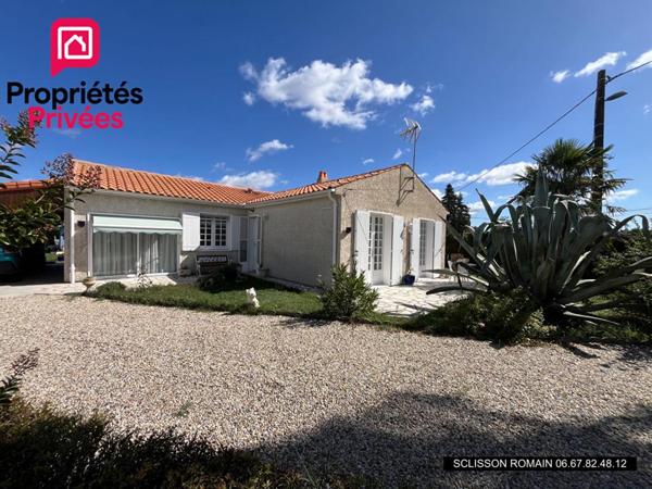 Maison de plain-pied - 93m2 - 3 chambres - lumineuse avec jardin