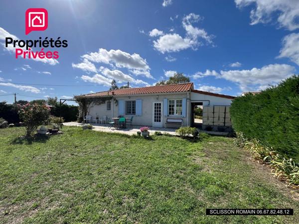 Maison de plain-pied - 93m2 - 3 chambres - lumineuse avec jardin