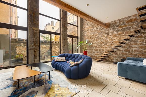 Loft avec terrasse en plein coeur des Pentes de la Croix-Rousse