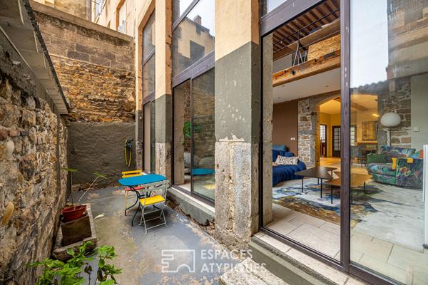 Loft avec terrasse en plein coeur des Pentes de la Croix-Rousse