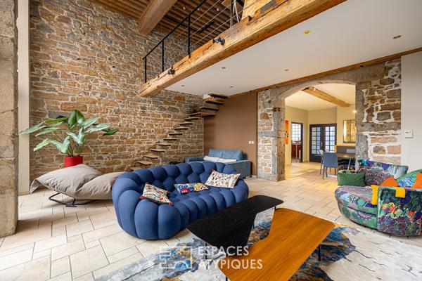 Loft avec terrasse en plein coeur des Pentes de la Croix-Rousse