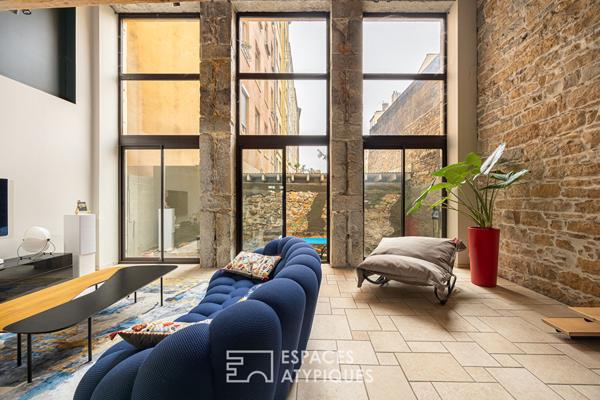 Loft avec terrasse en plein coeur des Pentes de la Croix-Rousse