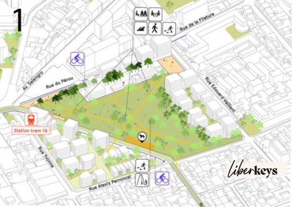 Appartement T3 de 72m² + balcon et loggia | Les Poulettes | Villeurbanne