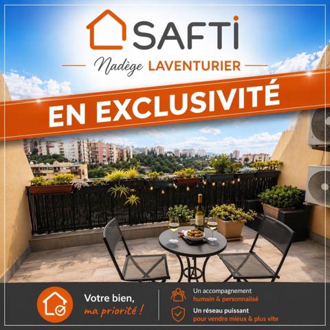 Appartement T3 lumineux avec terrasse et vue mer