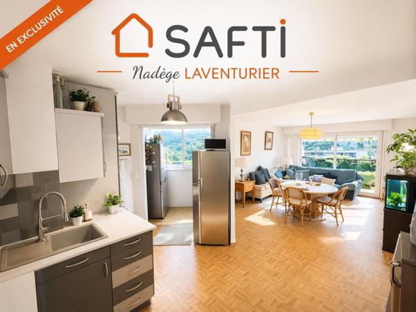 Appartement T3 lumineux avec terrasse et vue mer