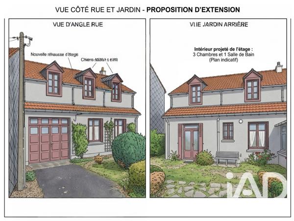Maison à vendre 4 pièces 83 m² Rezé