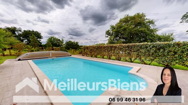 Maison de maîtreà la campagne avec gîte, jardin et piscine