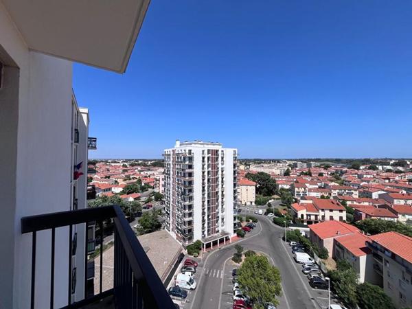 Magnifique appartement T2/T3 de 58 m² au 11 ème étage avec ascenseur d'une belle résidence propre et calme