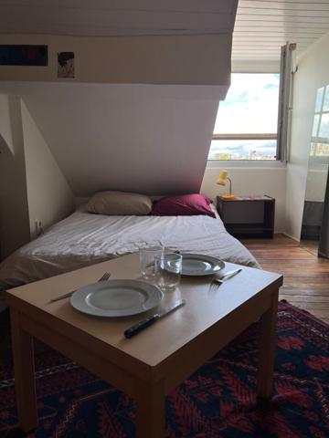 Appartement 1 pièce à vendre au dernier étage avec vue dégagée à Paris Montmartre