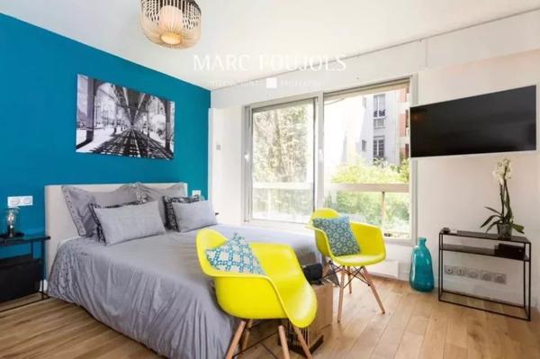 Mairie du XVI eme – appartement a vendre – 2 pièces sur jardin