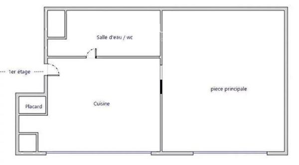 Mairie du XVI eme – appartement a vendre – 2 pièces sur jardin