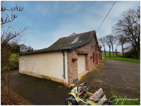 À vendre – Charmante longère en pierre avec dépendance à MERNEL (proche Guer & Brocéliande)