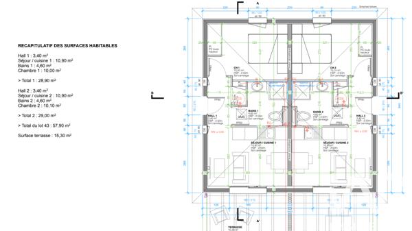 Maison à vendre 3 pièces 58 m² Montrond-les-Bains