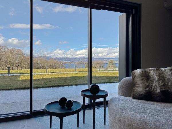 Nernier (74140) Villa contemporaine d’exception avec vue lac à Nernier
