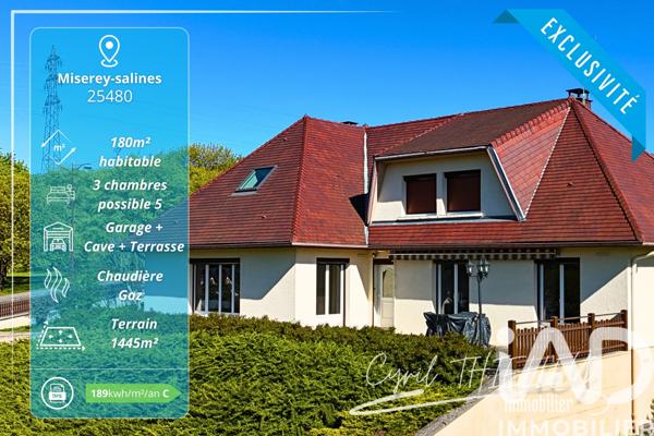 Maison à vendre 8 pièces 180 m² Miserey-Salines