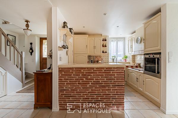 Maison et patio secret au coeur de Maule