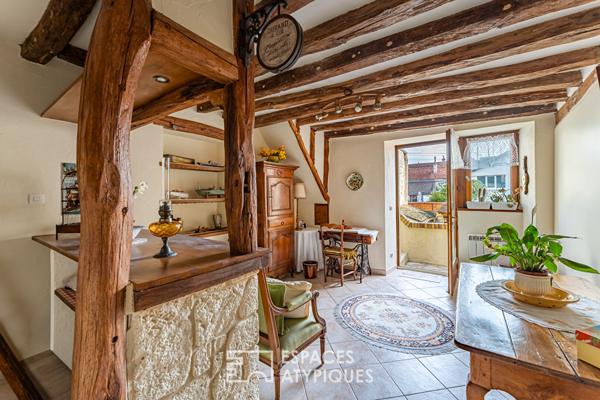 Maison et patio secret au coeur de Maule