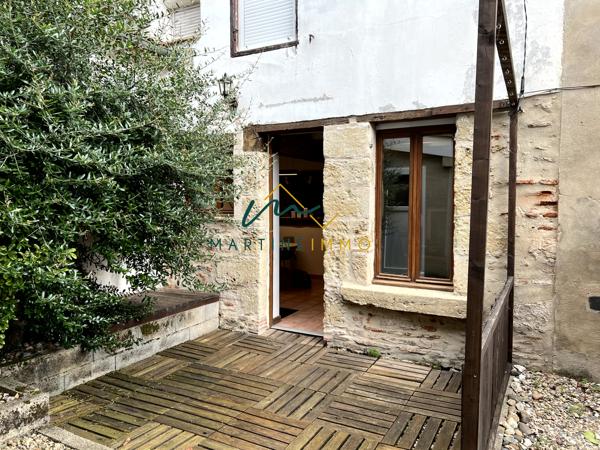 Maison T2 meublée avec climatisation et extérieur dans le centre ville de MARMANDE (47)