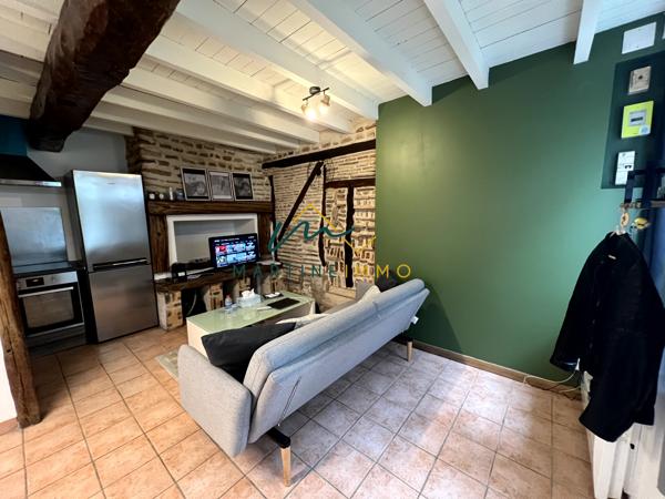 Maison T2 meublée avec climatisation et extérieur dans le centre ville de MARMANDE (47)