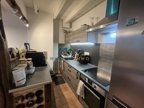 Maison T2 meublée avec climatisation et extérieur dans le centre ville de MARMANDE (47)