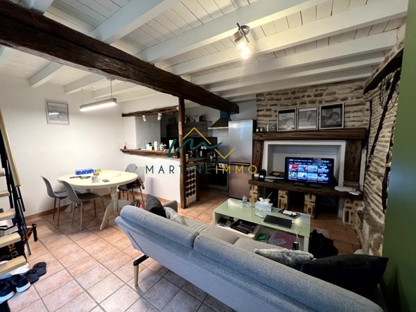 Maison T2 meublée avec climatisation et extérieur dans le centre ville de MARMANDE (47)